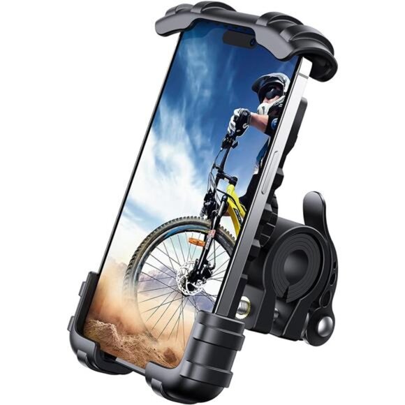 Lamicall Bike Phone Holder, Motorcycle Phone Mount - Motorcycle Handlebar - Picture 1 of 6